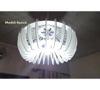 Decorative white pendant light 